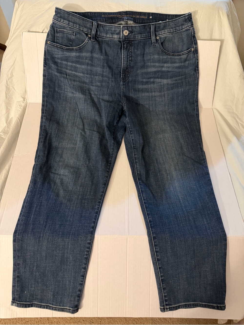#208 SO Women's Relaxed Dark Blue Jeans